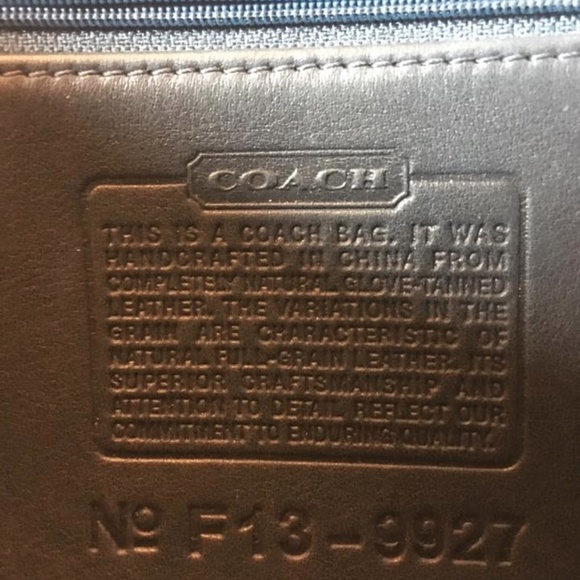 Black Leather Coach Purse - Picture 5 of 8